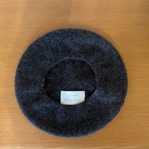 Lauren Manoogian alpaca/merino wool beret. Brown/Grey
